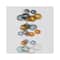 Hello Honey® 4ft. Blue Azure Bubbles Hand-Blown Glass Garland